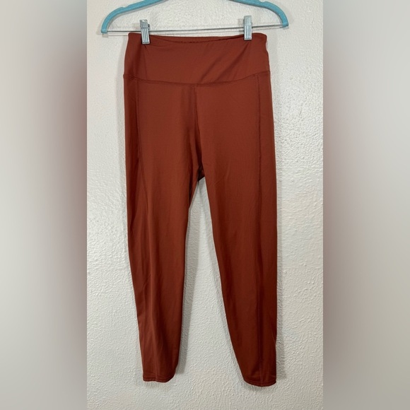 Madewell MWL Flex High-Rise 25" Leggings in Weathered Brick Women’s Size Medium - Picture 1 of 16